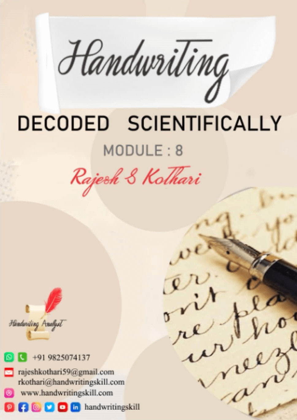Handwriting Decoded Scientifically Module 8