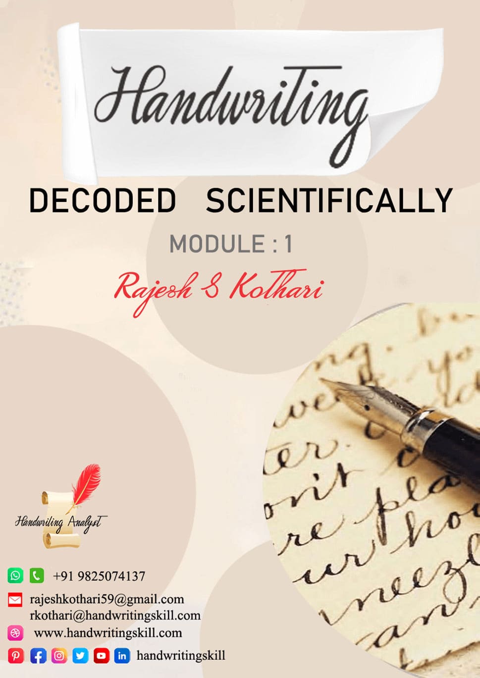 Handwriting Decoded Scientifically Module 1