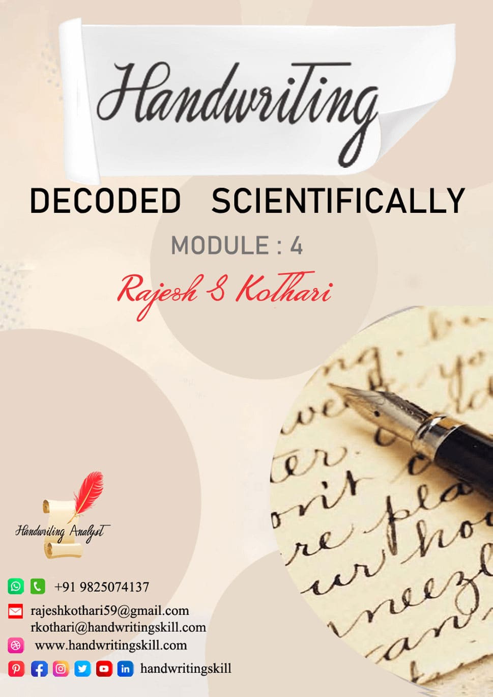 Handwriting Decoded Scientifically Module 4